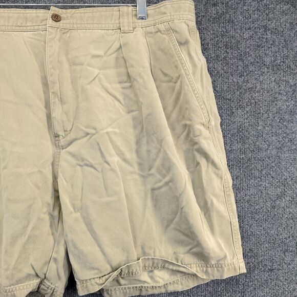 Tommy Bahama Mens Chino Shorts Tan Size 40 Slash Pockets Tencel - Picture 7 of 12